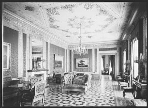 Wiesbaden, Schloß Wiesbaden, Raum 64 (Roter Salon).