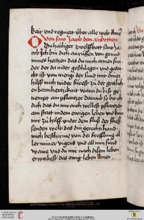 Von sant Jacob dem XII botten