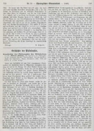 715-721 Geschichte der Philosophie
