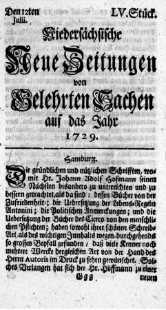 LV. Stück.