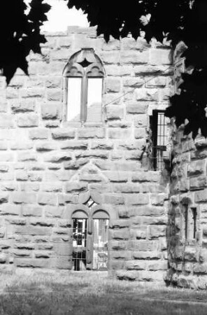 Lahr: Gotisches Fenster am Storchenturm, Ausschnitt