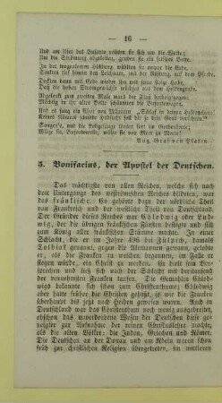 5. Bonifacius, der Apostel der Deutschen