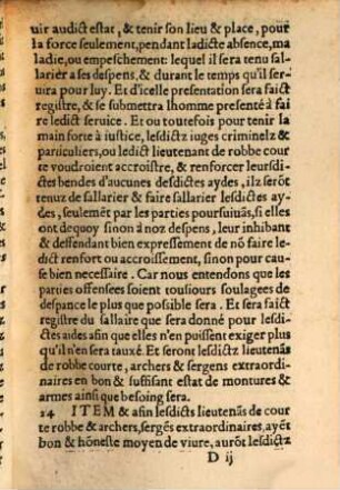 Edict faict par le roy de la suppression des Prevostz des mareschaulx provinciaulx