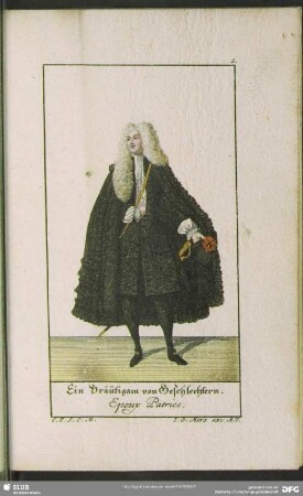 Ein Bräutigam von Geschlechtern. Epoux Patrice