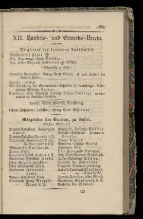 XII. Handels- und Gewerbs-Verein.