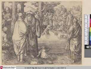 [Taufe Christi; The baptism of christ in the river Jordan]