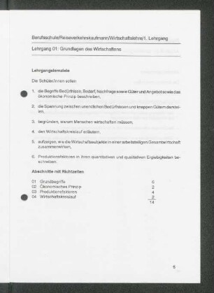 [Lehrgänge 01 bis 05]