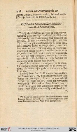 Verscheiden Nederlandsche Schilders thands in Leven zijnde