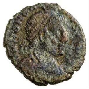 Münze, Aes 4, 404 - 408 n. Chr.