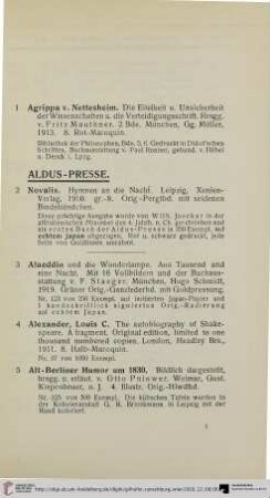 Aldus-Presse (Nr. 2-17)