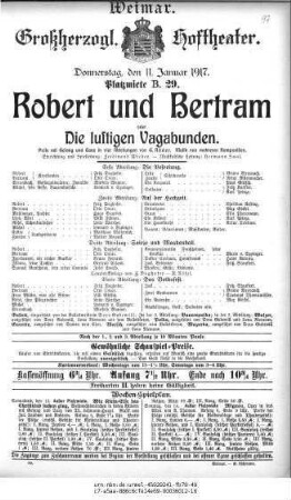 Robert und Bertram oder Die lustigen Vagabunden