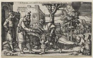 Abschied des verlorenen Sohnes, Blatt 1 der Folge "Gleichnis vom verlorenen Sohn"