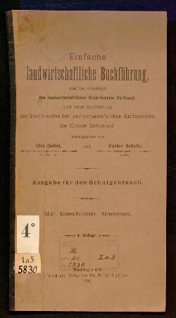 2: Inhalt: Kassen-Notizbuch; Abrechnungen