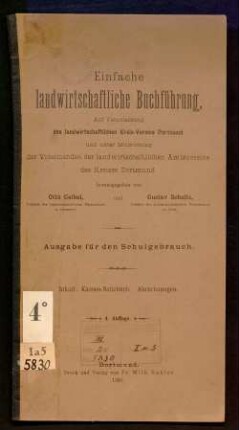 2: Inhalt: Kassen-Notizbuch; Abrechnungen