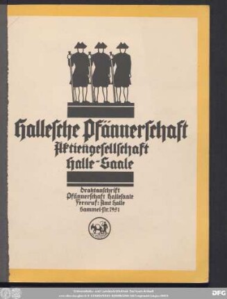 Hallesche Pfännerschaft Aktiengesellschaft Halle-Saale