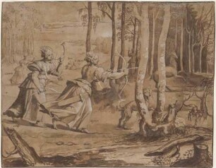 Diana und Callisto auf der Jagd