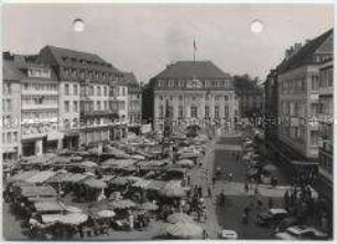 Bonn, Rathaus und Markt