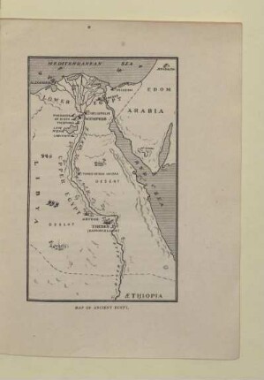 MAP OF ACIENT EGYPT