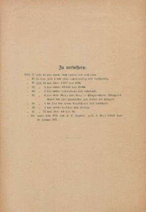 Zu verbessern: