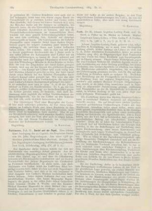 269-270 [Rezension] Pohlmann, H., Daniel und der Papst