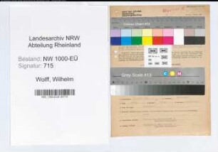 Entnazifizierung Wilhelm Wolff, geb. 12.07.1891 (Polizeibeamter)