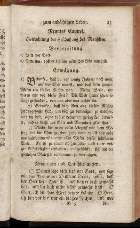Neuntes Capitel. - Sechzehntes Capitel.
