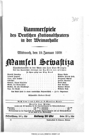 Mamsell Sewastiza
