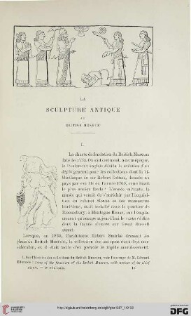 2. Pér. 35.1887: La sculpture antique au British Museum, 1