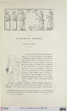 2. Pér. 35.1887: La sculpture antique au British Museum, 1