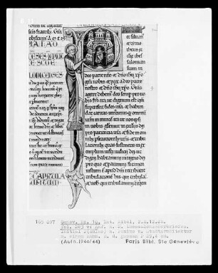 Bibel des Manerius Teil 3 — Anfang des 2. Briefs an die Thessaloniker mit Initiale P (aulus), Folio 283 verso