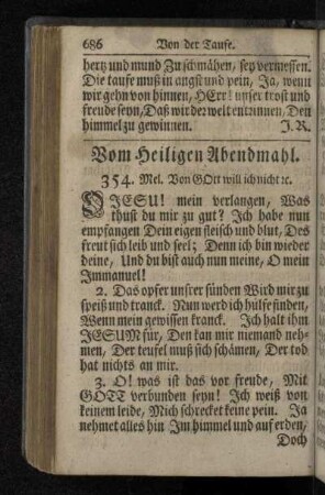 Vom heiligen Abendmahl.
