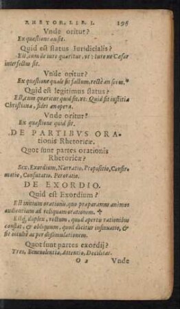 De Partibus Orationis Rhetoricae.