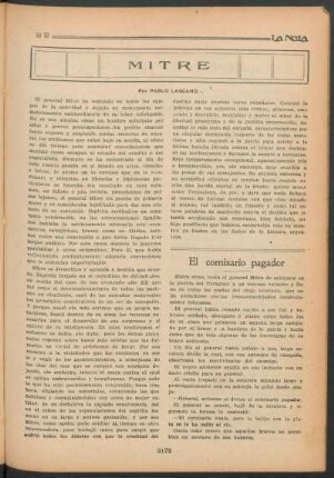 El comisario pagador