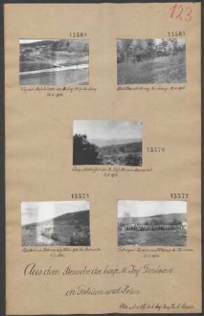 In Galizien und Polen: Weg zur Befehsstelle der 21. Inf. Brig bei Siary 30.04.1915