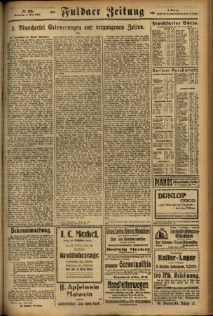 Zweite Ausgabe vom Sonntag, den 04. Mai 1924.