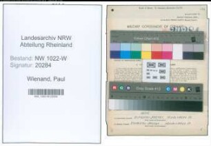 Entnazifizierung Paul Wienand , geb. 27.08.1906 (Kaufmaennischer Angestellter)