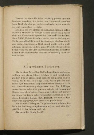 Sie gewinnen Vertrauen