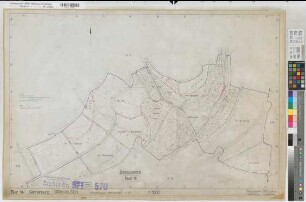 Girkhausen (Bad Berleburg), Flurbereinigung Girkhausen, Bl.14 Zuteilungskarte Flur 14