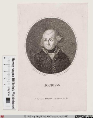 Bildnis Jean-Baptiste (comte) Jourdan