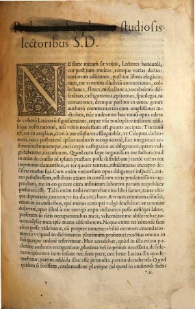 Dictionarium cum gallica fere interpretatione