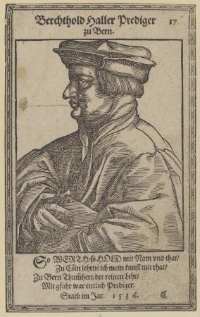 Bildnis des Berchthold Haller