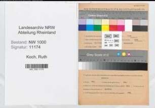 Entnazifizierung Ruth Koch, geb. 29.07.1915 (Verw.Angestellte)
