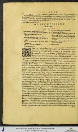 Titulus VIII. De Successione libertorum.