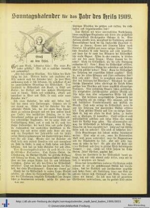 Gruß an den Leser.