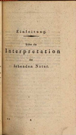 Biologie, oder Philosophie der lebenden Natur für Naturforscher und Ärzte, 1