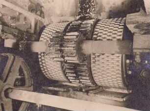 Zwickauer Revier, Steinkohlebrikettierung, Brikettpresse