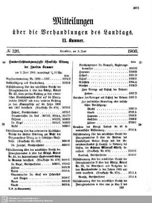 126. Sitzung