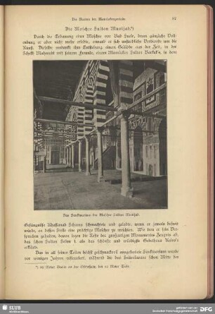 Das Sanktuarium der Moschee Sultan Muaijad