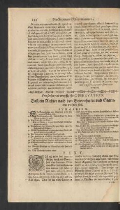 Die sechs und dreyssigiste Observation.
