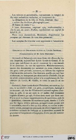 Géricault et Delacroix élèves au lycée impérial